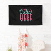 Abschluss Art | Ich bin hier draußen Banner (Insitu)
