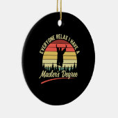 Abschluss Art | Ich habe einen Master-Abschluss Keramik Ornament (Rechts)