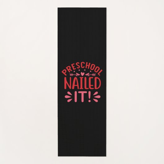 Abschluss Art | Preschool Nails Yogamatte (Vorderseite)