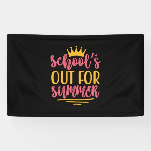 Abschluss Art | Schulabbruch im Sommer Banner (Horizontal)