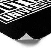Abschluss Art | Straight Outta University Poster (Ecke)