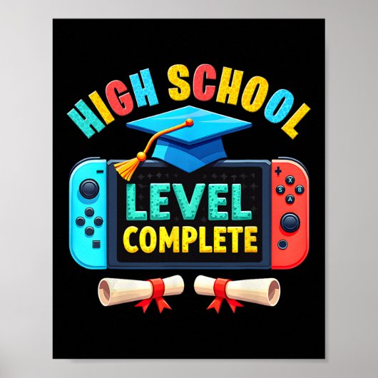 Abschluss auf Abitur-Niveau Cl 2025 Spiel Poster (Vorne)