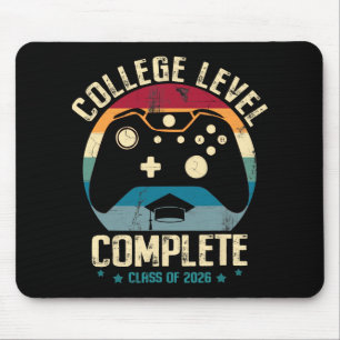 Abschluss auf Hochschulniveau Cl Of 2026 Gamer Abs Mousepad