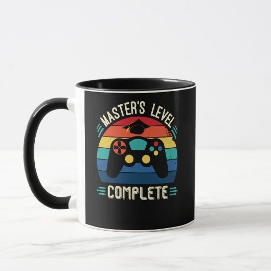 Abschluss auf Master-Niveau, Abschlussgeschenk, Ma Tasse (Links)