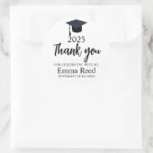 Abschluss-Aufkleber/Abschluss-Dekorationen löschen Runder Aufkleber (Tasche)