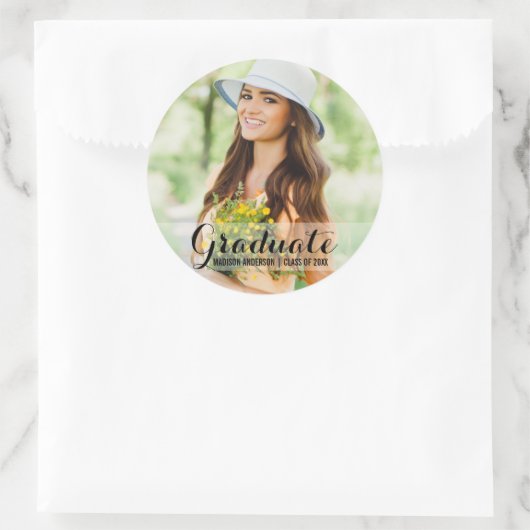 Abschluss Aufkleber für moderne Fotos (Tasche)