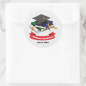 Abschluss-Aufkleber Runder Aufkleber (Tasche)