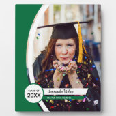 Abschluss aus grün gekrümmten Rahmen Foto (Vorderseite)