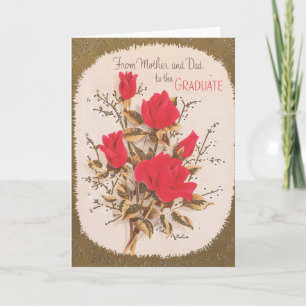 Abschluss aus Mama und Vater Karte