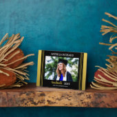 Abschluss aus schwarzem Foto Fotoplatte (Seite)