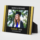 Abschluss aus schwarzem Foto Fotoplatte (Seite)