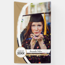 Abschluss aus vergoldetem Rahmen für Foto