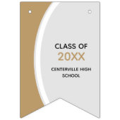 Abschluss aus vergoldetem Rahmen für Foto Wimpelkette (Erste Fahne)