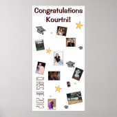 Abschluss-Autogrammkarte Poster (Vorne)