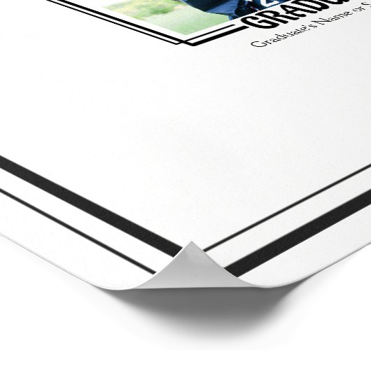 Abschluss Autograph Keepake Print Poster (Ecke)