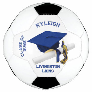 Abschluss Autograph Soccer Ball - Royal Blue