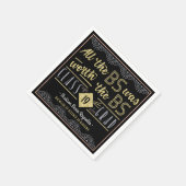 Abschluss Bachelors Degree Funny Grad Serviette (Ecke)