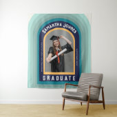 Abschluss-Backdrops für Retro-Regenbogenbogen-Foto Wandteppich (Beispiel)