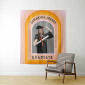 Abschluss-Backdrops für Retro-Regenbogenbogen-Foto Wandteppich (Beispiel)