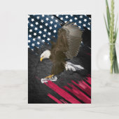 Abschluss Bald Eagle mit Diplom Karte (Vorderseite)