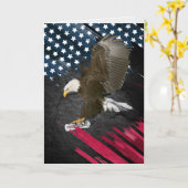Abschluss Bald Eagle mit Diplom Karte (Gelbe Blume)