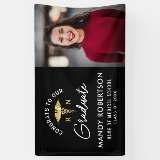 Abschluss-Banner Banner (Vertikal)