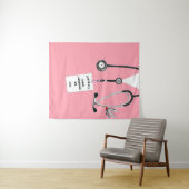 Abschluss-Banner für Ärzte in der Medizinschule Wandteppich (Beispiel (Horizontal))