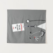 Abschluss-Banner für Krankenpfleger Wandteppich (Vorderseite (Horizontal))