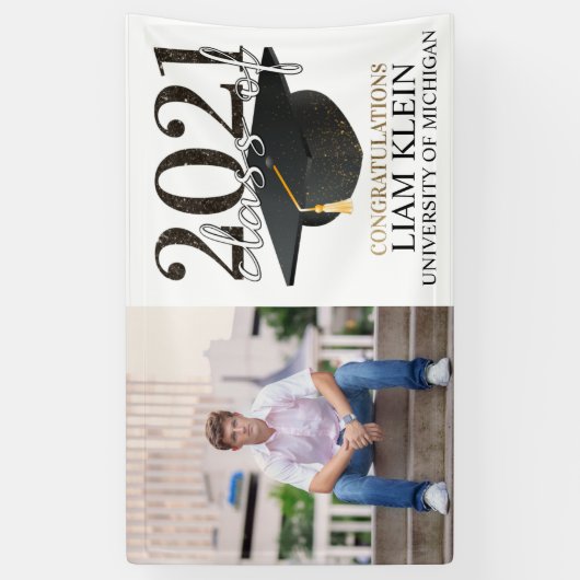 Abschluss-Banner, Graduiertenparty, grad Party Ba Banner (Vertikal)