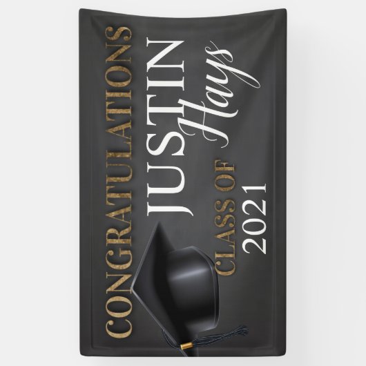 Abschluss-Banner, Graduiertenparty, Graduiertenstu Banner (Vertikal)