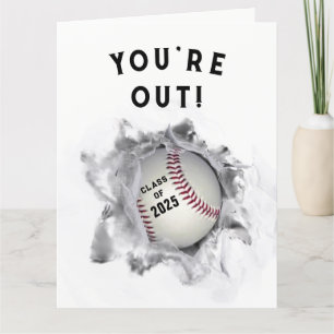 Abschluss Baseball Karte