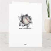 Abschluss Baseball Karte (Rückseite)