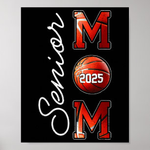 Abschluss Basketball Senior Mama 2025 Cl von 2025 Poster