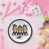 Abschluss Basset Hound Hunde Pappteller (Party)