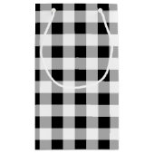 Abschluss-BBQ-Gingham Kleine Geschenktüte (Rückseite)