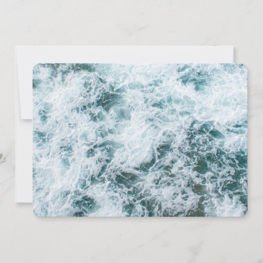 Abschluss Beach Party Einladung (Vorderseite)