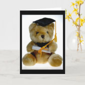 Abschluss Bear Karte (Gelbe Blume)