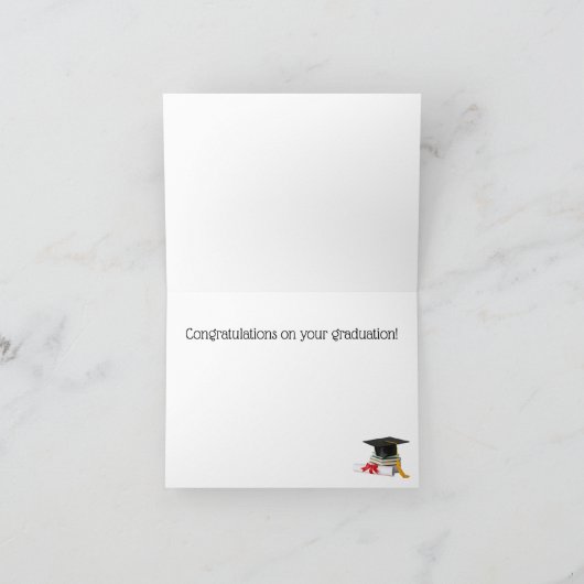 Abschluss Benutzerdefinierte Karte (Innenseite)