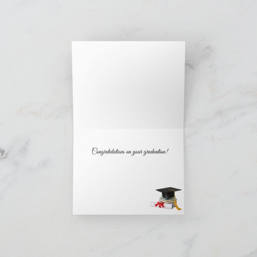 Abschluss Benutzerdefinierte Karte (Innenseite)