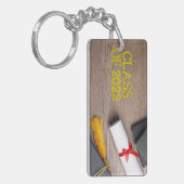 Abschluss-benutzerdefinierter Schlüsselanhänger (Vorderseite links)