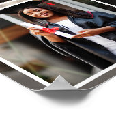 Abschluss-benutzerdefiniertes Foto Poster (Ecke)