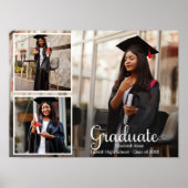 Abschluss-benutzerdefiniertes Foto Poster (Vorne)