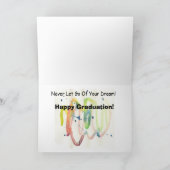 Abschluss-Beratung Wasserfarbenkarte Karte (Innenseite)