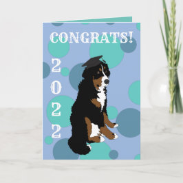 Abschluss Bernese Mountain Dog Karte