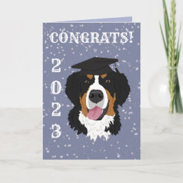 Abschluss Bernese Mountain Dog Karte