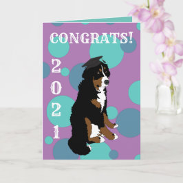 Abschluss Bernese Mountain Dog Karte