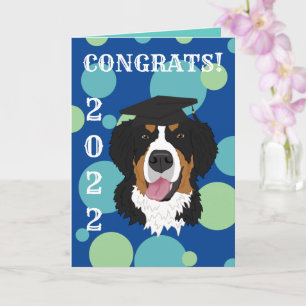 Abschluss Bernese Mountain Dog Karte