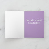 Abschluss Bernese Mountain Hund Card Karte (Innenseite)