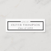 Abschluss Berufliche Netzwerke Mini Visitenkarte (Vorderseite)