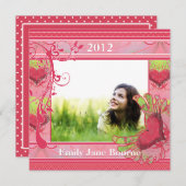 Abschluss-Bildklasse für Herz und Wirbel 2012 Ankündigung (Vorne/Hinten)